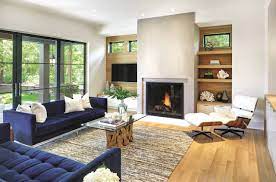 But overall room design is hard. Off Center Fireplace Living Room Ideas Photos Houzz