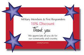 First responders when they verify through id.me. A 1 Alignment Offers A 10 Military Discount On Parts And Labor