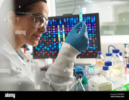 Gene editing hand hi-res stock photography and images