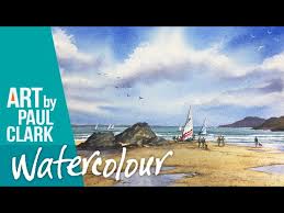 Paint A Beach Scene In Watercolour