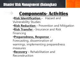 Disaster Risk Reduction