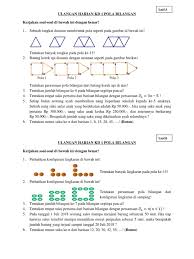 Pecahan yang sesuai untuk menyatakan bagian yang terarsir pada lingkaran berikut adalah. Kd 1 Pola Bilangan New Pdf
