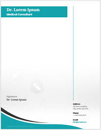 A letterhead is usually utilized in the letter with a consultant of that specific organization. Doctor S Letterhead Templates For Ms Word Free Microsoft Word Letterhead Templates