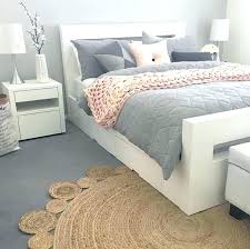 Luxurious primary bedroom accented with a navy blue round bed and modern fireplace with the platform. Pink And Grey Bedroom Ideas Gray Decor Decorating Atmosphere Master Bedrooms Black Room Girls Orange Dark Apppie Org