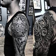 160 Aztec Tattoo Ideas For Men And Women The Body Is A Canvas Aztec Tribal Tattoos Aztec Tattoos Sleeve Aztec Tattoo