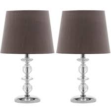 Safavieh Derry 15 In Clear Stacked Crystal Orb Lamp Set Of 2 Lamp Sets Table Lamp Lamp Shades