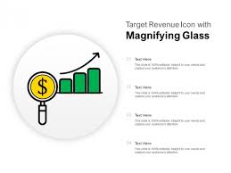 Here you can explore hq revenue icon transparent illustrations, icons and clipart with filter setting polish your personal project or design with these revenue icon transparent png images, make it. Target Revenue Icon With Magnifying Glass Ppt Powerpoint Presentation Pictures Vector Powerpoint Templates