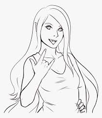 Adventure time coloring pages marceline. Adventure Time Marceline Coloring Pages Marceline Adventure Time Coloring Hd Png Download Kindpng