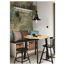 Gamlared Asztal Vilagos Antik Pac Feketere Pacolt Ikea Dining Room Small Small Kitchen Tables Home Decor