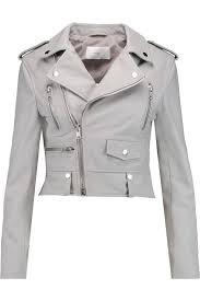 W118 By Walter Baker Hanna Leather Biker Jacket Leather Jackets Women Grey Leather Jacket Stylish Leather Jacket