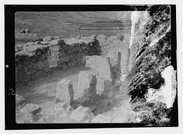 Tel el Nasbeh, taken May 20, 1932, excavation by Dean Bade in 1926