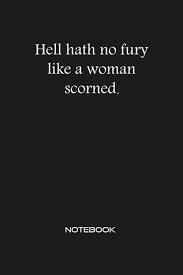 Hell Hath No Fury Like A Woman Scorned Notebook Inspirational Motivational Positive Quotes Journal Wide Ruled College Lined Composition Notebook For Business Entrepreneur Men Women Quotes Notebooks An Proverbs