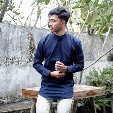 Foto gaya ikbal fauzi pakai baju koko dipuji makin memesona hot liputan6 com. Harga Baju Koko Biru Terbaik Atasan Muslim Pria Fashion Muslim Juni 2021 Shopee Indonesia