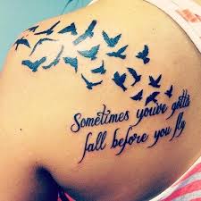 Top 30 Inspiring Strength Tattoos Part 13 Inspiring Quote Tattoos Bird Tattoos For Women Shoulder Tattoos For Women