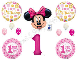 Check out our minnie mouse pink and gold first birthday selection for the very best in unique or custom, handmade pieces from our shops. Pink Gold Minnie Mouse 1st Birthday Party Balloons Decoration Supplies First Disney Walmart Com Walmart Com
