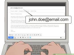 How To Email Your Cover Letter And Resume 9 Steps With Pictures