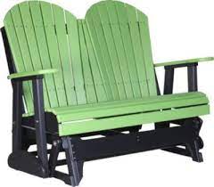 The 7 best rated patio swings for 2021. Amish Outdoors Deluxe Adirondack Outdoor Glider Loveseat Homemakers Furniture