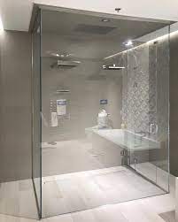 Full height glass shower doors. Glasstec Shower Doors Century Bathworks