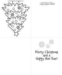 Here S A Free Christmas Card You Can Print And Then Color A Sample Of A Finished Christmas Coloring Cards Funny Printable Christmas Cards Christmas Cards Free