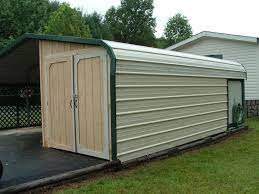 Enclosing A Metal Carport Questions Metal Carports Portable Carport Carport Makeover