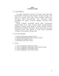 Konsep harta dalam islam a. Doc Harta Dalam Islam Lailatul Mahmuda Academia Edu