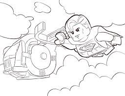 A flying superman is the man in action and this is his identity. Lego Superman Flying Coloring Page Free Printable Coloring Pages For Kids