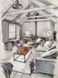17 Mesmerizing And Detail Architectural Drawing Decoratio Co Interior Architecture Drawing Interior Design Renderings Interior Design Sketches