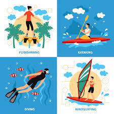 Chollos y ofertas deportes acuáticos ➤ chollo deportes nº1 en españa en chollos en deporte ✅ deportes acuáticos. Personajes De Deportes Acuaticos Vector Gratis