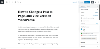 You can select multiple categories for a single post to show in. How To Change A Post To Page And Vice Versa In Wordpress