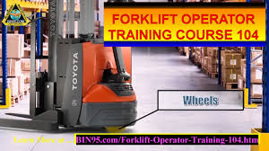 Forklift safety training is a big area of concern for osha. Osha Forklift Operator Training 104