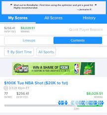 Get free access to our premium daily fantasy tools for a full week. Nba Dfs Lineup Optimizer Generate Daily Draftkings Fanduel Lineups Rotoballer
