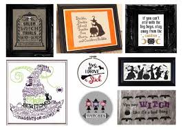 Full stitches only, no half or quarter. 15 Witchy Cross Stitch Patterns The Kim Six Fix