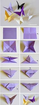 Cara Melipat Kertas Origami Kupu Kupu Origami Tutorial Origami Seni Kertas