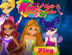 Game Winx Club Hair Salon Online Play For Free