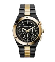 Black And Gold Watch Womens Brand New Womens Michael Kors Mk5995 Reagan Black And Gold Watch Black And Gold Watch Watches Women Michael Kors Michael Kors