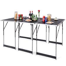 We did not find results for: Giantex Camping Folding Picnic Table Aluminum Set Height Adjustable Patio Garden Outdoor Beach Bbq Camp Portable Table Easy Clean Table Top Collapsible Camping Tables 3 Pieces Buy Online In Brunei At Brunei Desertcart Com