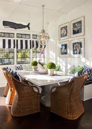 Nautical flags nautical theme rug hooking coastal decor blue area rugs wool rug color splash beach house blue and white. Nautical Inspired Beach House Dining Coastal Dining Room Coastal Style Living Room Nautical Dining Rooms
