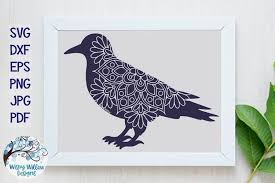 Are you searching for love birds png images or vector? Raven Bird Mandala Mandala Bird Svg Cut File 667280 Svgs Design Bundles