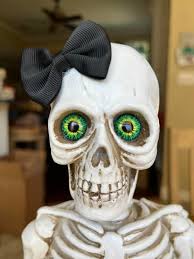 New Home Depot Halloween Decorations, Including Skelly Heads and LED Spider