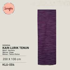 Jual beli online aman dan nyaman hanya di tokopedia. Kain Lurik Motif Gerimis Ungu Shopee Indonesia