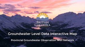 Groundwater Level Data Interactive Map Province Of British Columbia