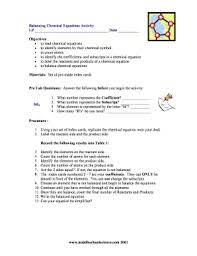 The balancing equations worksheet answers are given by using the example found in the book. Balancing Equations Note Card Activity Answer Key Fill Online Printable Fillable Blank Pdffiller