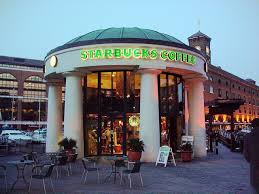 Coffee Starbucks Located Near The London Bridge In London England Cafe