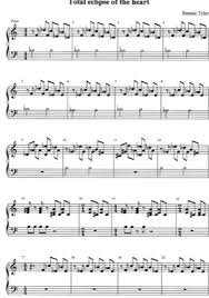 Total eclipse of the heart was written by jim steinman and released by bonnie tyler in 1983. Total Eclipse Of The Heart Bonnie Tyler Free Piano Sheet Music Pdf