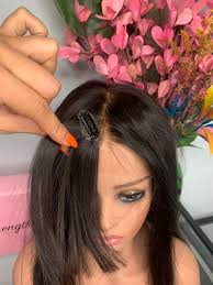 Salt and Pepper Clip in Bangs