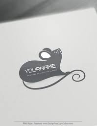 Black And White Mouse Logo Mouse Logo Templates Create A Logo Free With The Online Logo Maker In 2020 Create A Logo Free Online Logo Logo Templates