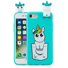 Yobby Coque Pour Iphone 7coque Iphone 8 Iphone 8bleu Clair Silicone 3d Dessin Anime Animaux Motif Coque De Telephone Kawaii Iphone Coque De Telephone Portable