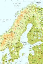 Map location, cities, capital, total area, full size map. Large Detailed Elevation Map Of Sweden With Roads And Cities Sweden Europe Mapsland Maps Of The World