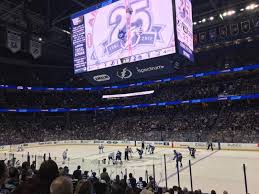 Amalie Arena Section 129 Row P Seat 16 Tampa Bay