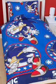 parure de lit sonic the hedgehog toluki parure de lit decoration chambre chambre enfant